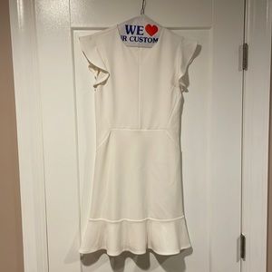White cocktail dress